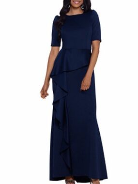 Xscape blue Gown